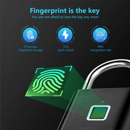 AccessEase Fingerprint Padlock